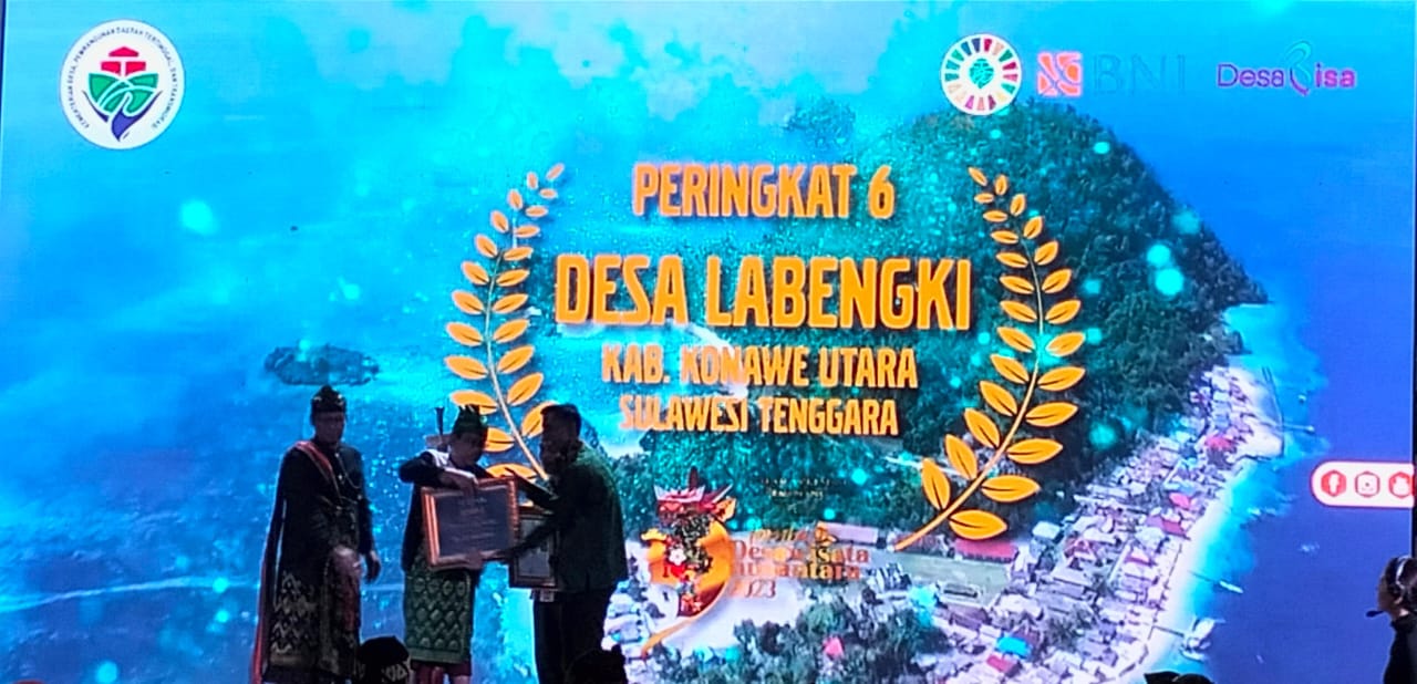 Labengki Raih Penghargaan Desa Wisata Nusantara 2023 KENDARIPOS