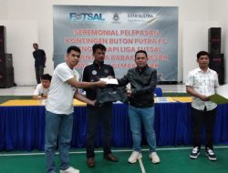 Ketua AFP Sultra Lepas Buton Putra FC Berlaga di Babak 34 Besar Liga Nusantara 2022