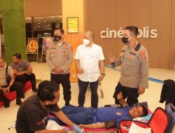 Polres Baubau Sumbang Darah ke PMI