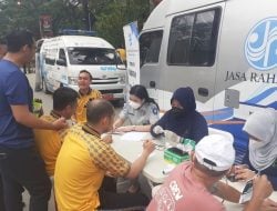 Semarakkan HUT Bhayangkara ke-76, Jasa Raharja Sultra Gelar Pengobatan Gratis