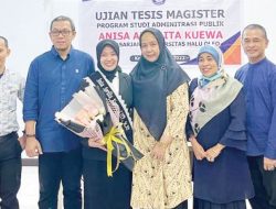 Annisa Aprilita Kuewa Raih Gelar Magister