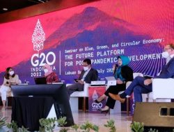 Pimpin Rangkaian Pertemuan G20, Menko Airlangga Serukan Pengembangan Blue, Green dan Circular Economy