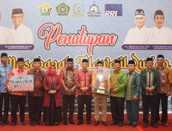 MTQ ke-XXIX Tuntas, Kota Kendari Juara Umum