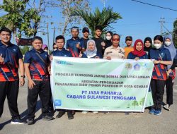 Peduli Lingkungan, Jasa Raharja Tanam Bibit Pohon Peneduh di Kota Kendari