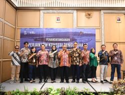 Pelindo – Kemenhub Teken Perjanjian Konsesi Terminal Petikemas Kendari New Port
