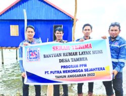 PT Putra Mekongga Sejahtera Serahkan Bantuan 2 Unit Rumah