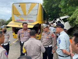 Seluruh Korban Tabrakan Bus Surabaya Indah dan Travel Pancasari di Sumbawa Barat Dapat Santunan Jasa Raharja