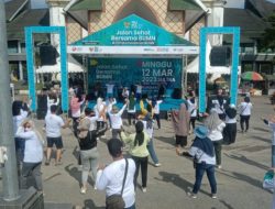 Petinggi BUMN Sultra Senam Sehat Bersama Warga Kendari