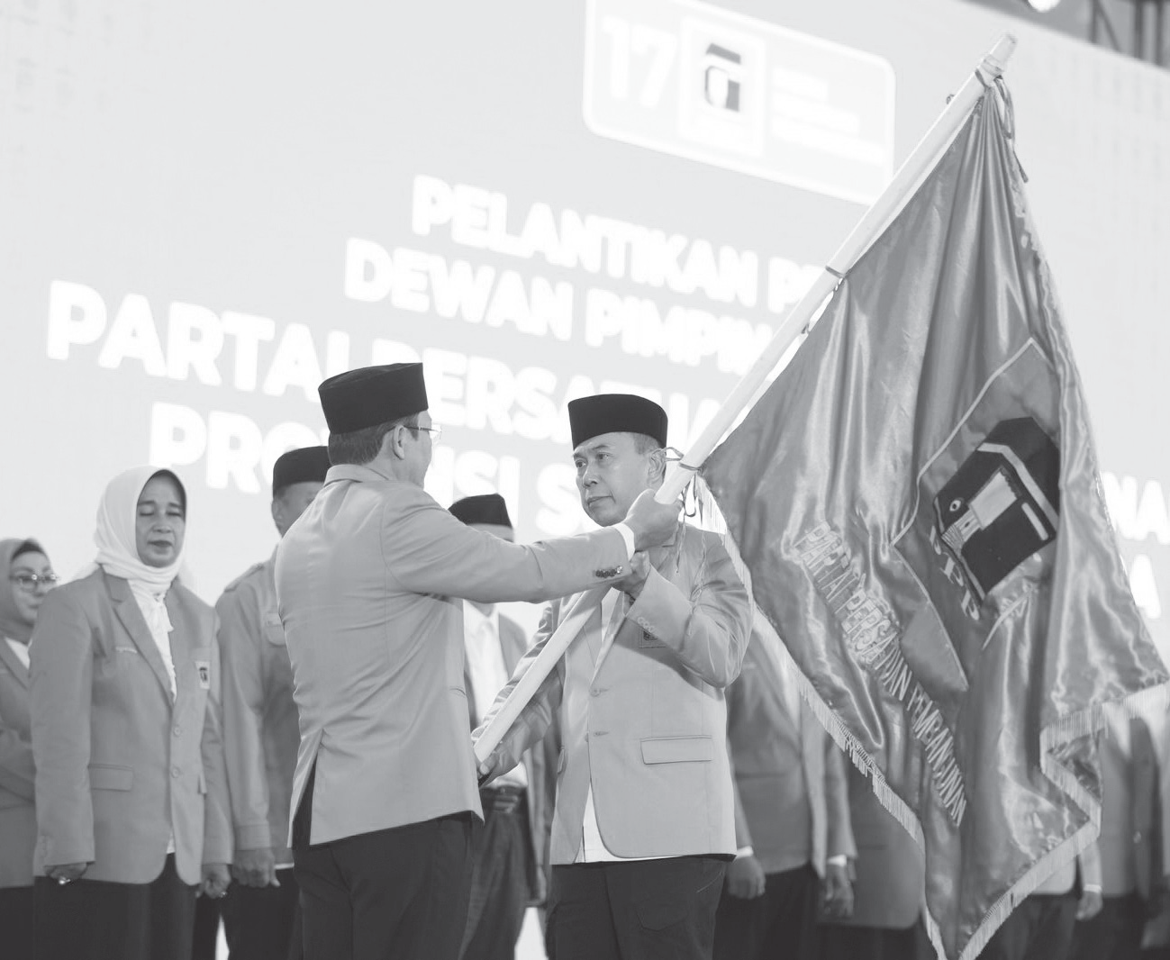 LANTIK: Andi Sumangerukka dikukuhkan sebagai Ketua DPW PPP Sultra.