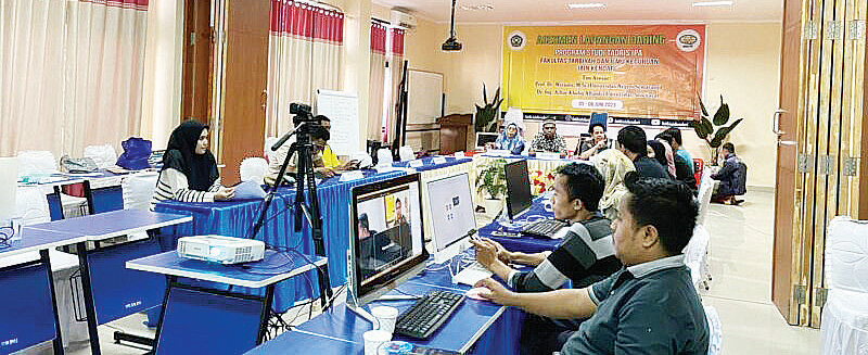 AKREDITASI: Suasana persiapan usulan peningkatan akreditasi Prodi Tadris IPA FTIK IAIN Kendari