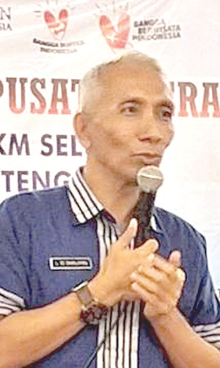 Kepala Dinas Koperasi dan UMKM Provinsi Sultra, L.M.Shalihin