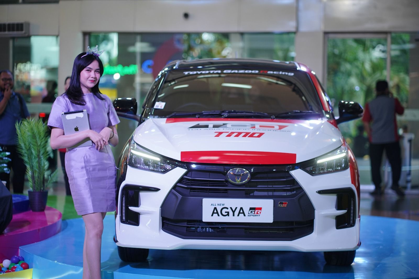 Salah satu unit All New Agya yang dihadirkan Kalla Toyota Kendari untuk pelanggan setianya. Kalla Toyota menghadirkan program Merdeka Sale dengan DP mulai Rp12 jutaan. untuk model Agya dan Calya. (KALLA TOYOTA KENDARI )