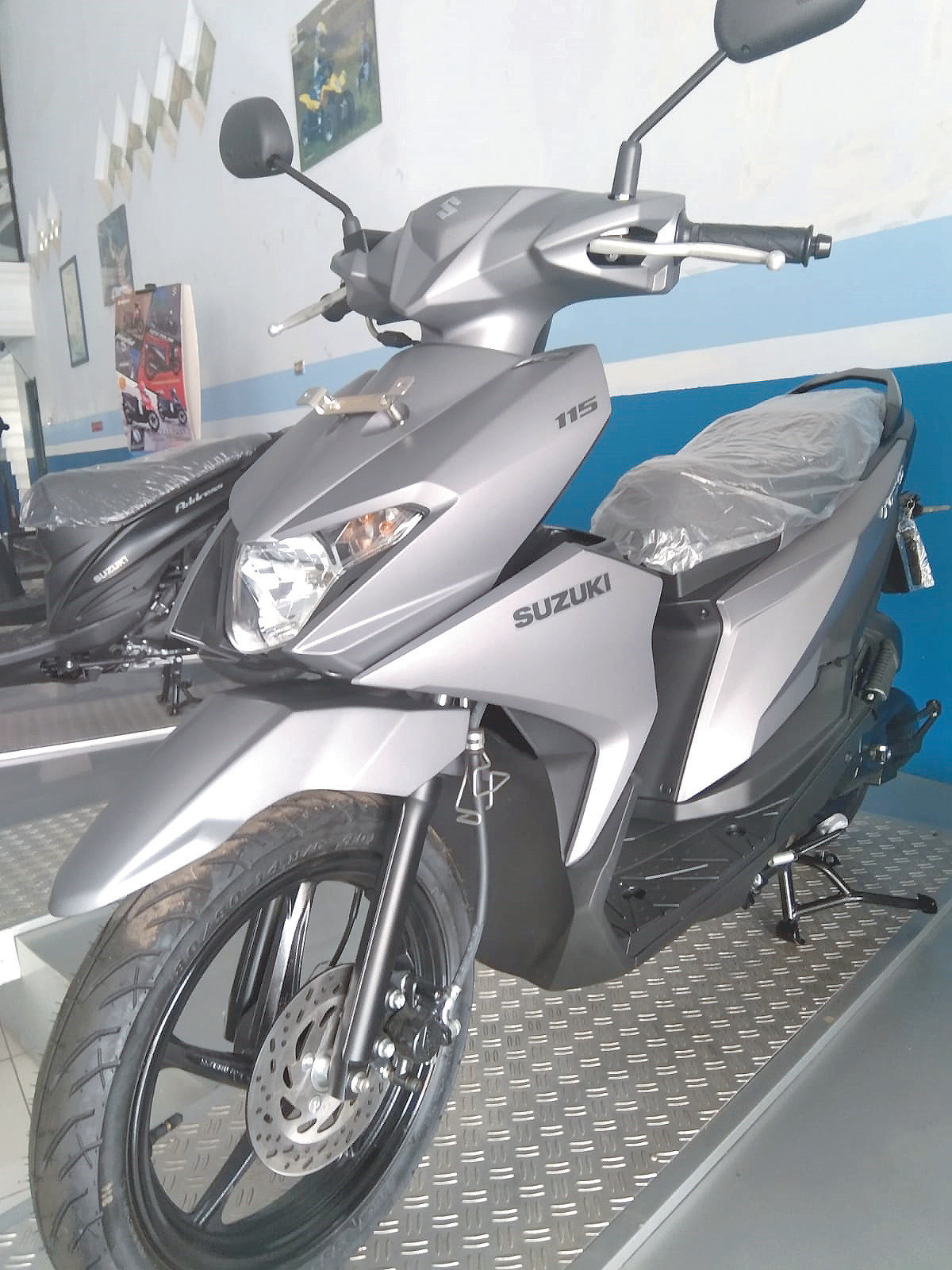 Suzuki Nex II, motor matic yang tampil stylish dengan desain yang modern dan futuristik. (PT SGM FOR KENDARI POS)
