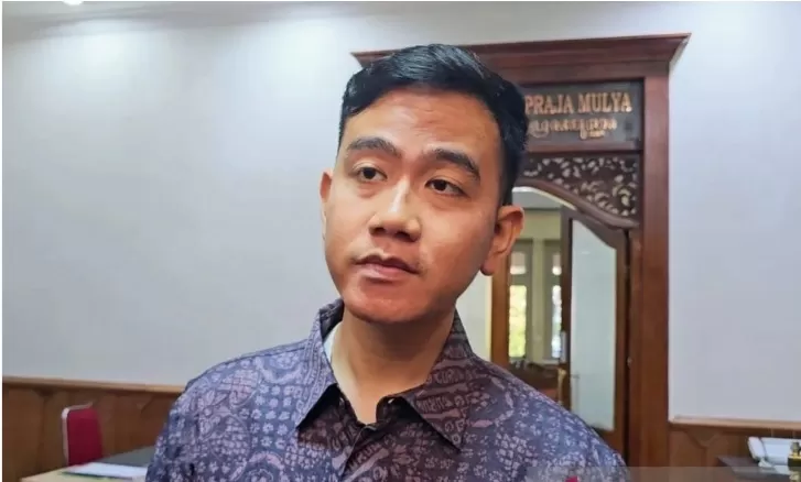 Gibran Rakabuming Raka calon Kuat wakil Presiden yang akan berpasangan dengan Ganjar Pranowo. Sumber Foto : Antara/Aris Wasita (Jpg)