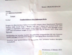 Pecat Karyawan, PT CAM Titip Surat PHK di Polsek