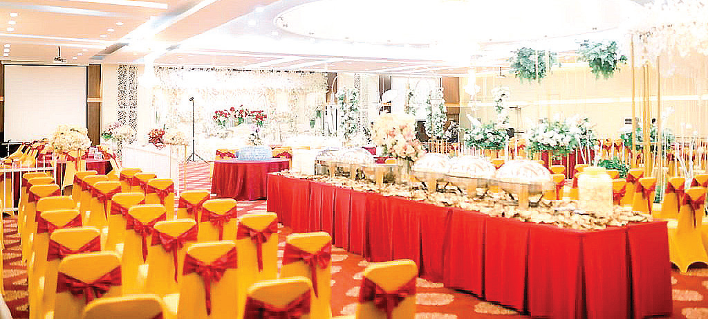 Salah satu konsep wedding party yang bisa menjadi pilihan calon pasangan pengantin di Hotel Zahra Syariah Kendari. (Hotel Zahra Syariah Kendari)