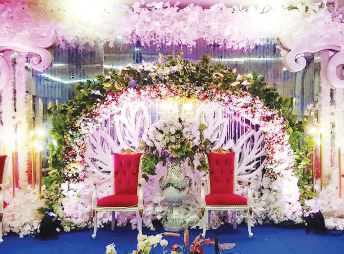 Salah satu konsep wedding mewah yang ditawarkan Hotel Zenith Kendari dengan harga yang ramah di kantong. (Hotel Zenith Kendari)