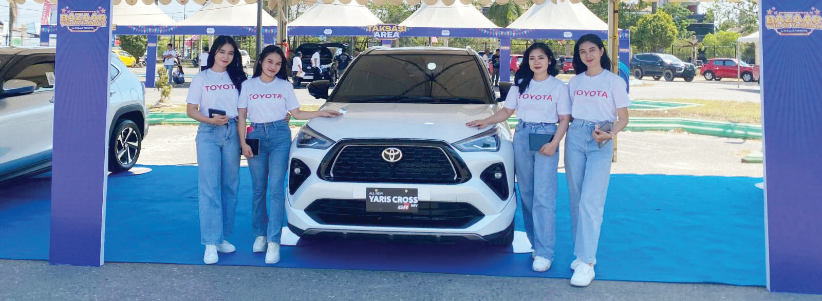 K alla Toyota sukses menggelar Bazar Tukar Tambah terbesar di Sulawesi Tenggara tanggal 20-21 Oktober lalu di Parkir Timur MTQ Kendari. (KALLA TOYOTA FOR KENDARI POS)