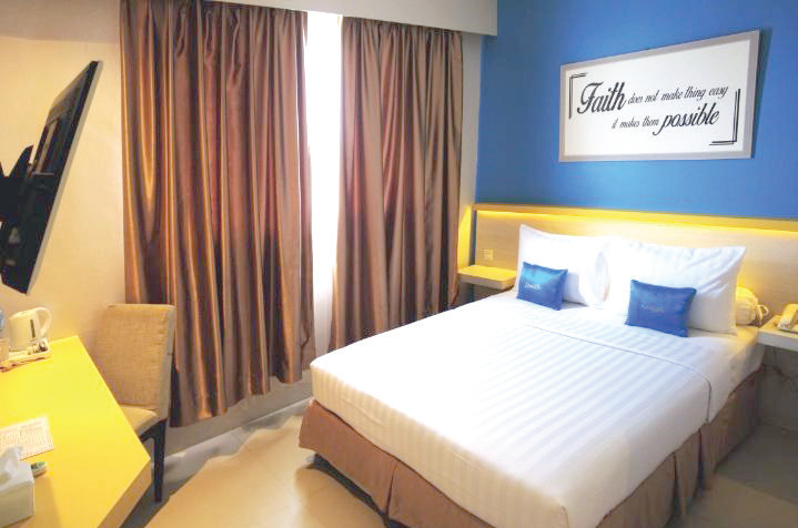 Deluxe Room, salah satu type yang ditawarkan Hotel Zenith Kendari. (HOTEL ZENITH KENDARI)