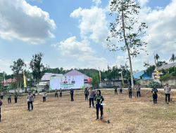 Polda Sultra Sukseskan Program Penanaman 10 Ribu Pohon Polri