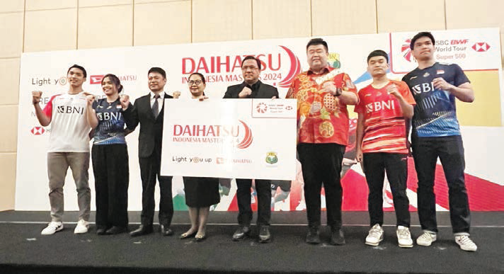 Turnament Indonesia Masters 2024 digelar pada bulan Januari tahun depan di Istora Senayan, Jakarta. (Daihatsu for Kendari Pos)