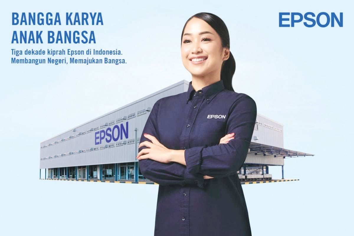 Epson memberikan sumbangsih yang signifikan terhadap kemajuan teknologi dan penyerapan tenaga kerja selama lebih dua dekade berkarya di Indonesia. (EPSON INDONESIA FOR KENDARI POS)