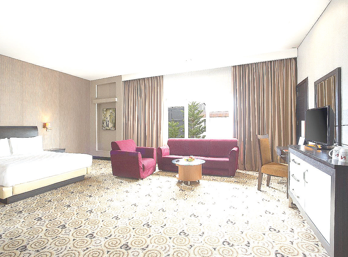 Salah satu tipe kamar yang ditawarkan Swiss-Belhotel Kendari sebagai pilihan menginap jelang akhir tahun. (Swiss -Belhotel Kendari)
