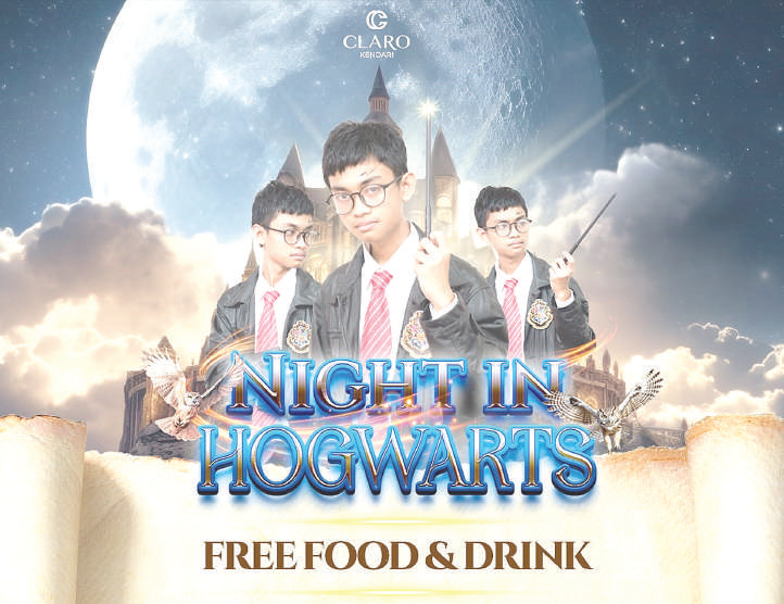 Hotel Claro Kendari Tawarkan Night in Hogwarts Old and New 2024.