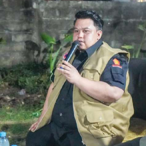 Yudhianto Mahardika menyapa simpatisannya di Kelurahan Bungkutoko.