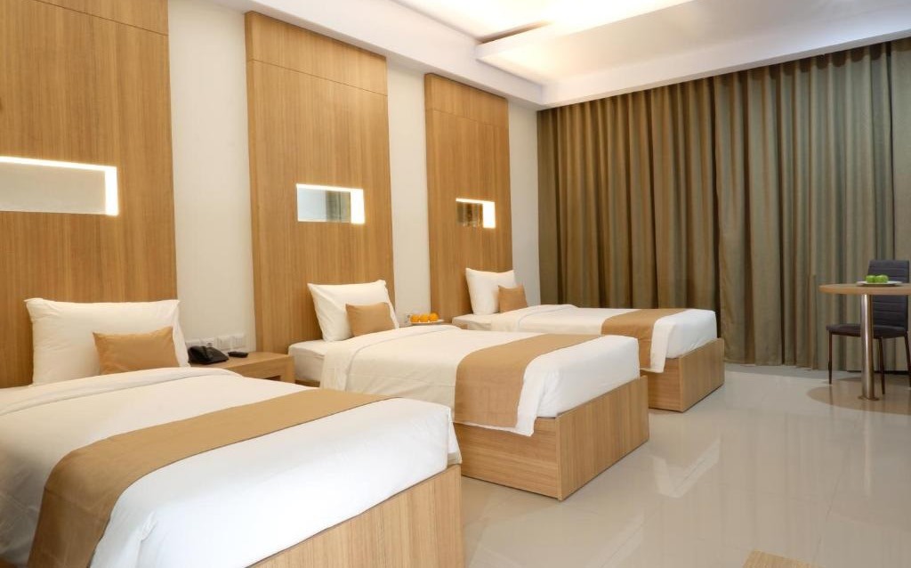 \Salah satu unit room yang dapat dinikati pengunjung dengan pelayanan optimal dari staf Sahid Azizah Syariah Hotel and Convention Kendari. (SAHID AZIZAH SYARIAH HOTEL AND CONVENTION KENDARI)