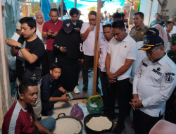 Sukanto Blusukan di Pasar Lacaria