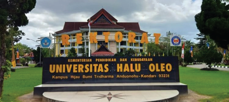 Rektorat Universitas Halu Oleo. (Humas UHO)