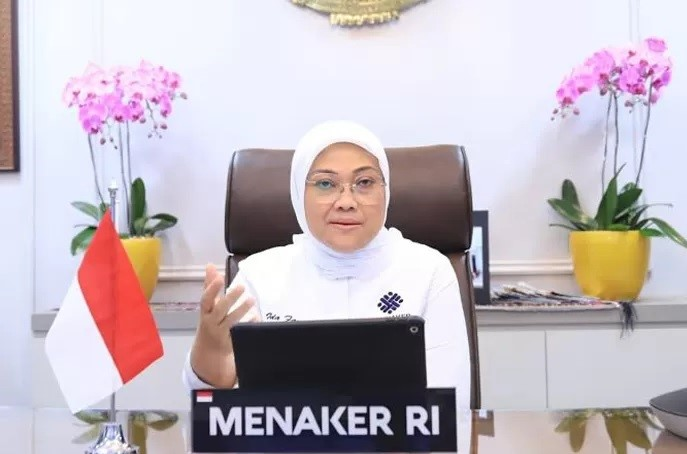Menaker Ida Fauziyah (Kemnaker untuk JawaPos.com)