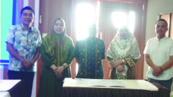 Suasana launching kurikulum 7 semester Prodi Keperawatan UMW dihadiri Rektor UMW, Dr. Ratna Umi Nurlila, S. Si, M. SC, kemarin.