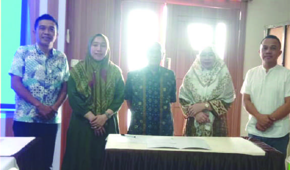 Suasana launching kurikulum 7 semester Prodi Keperawatan UMW dihadiri Rektor UMW, Dr. Ratna Umi Nurlila, S. Si, M. SC, kemarin.