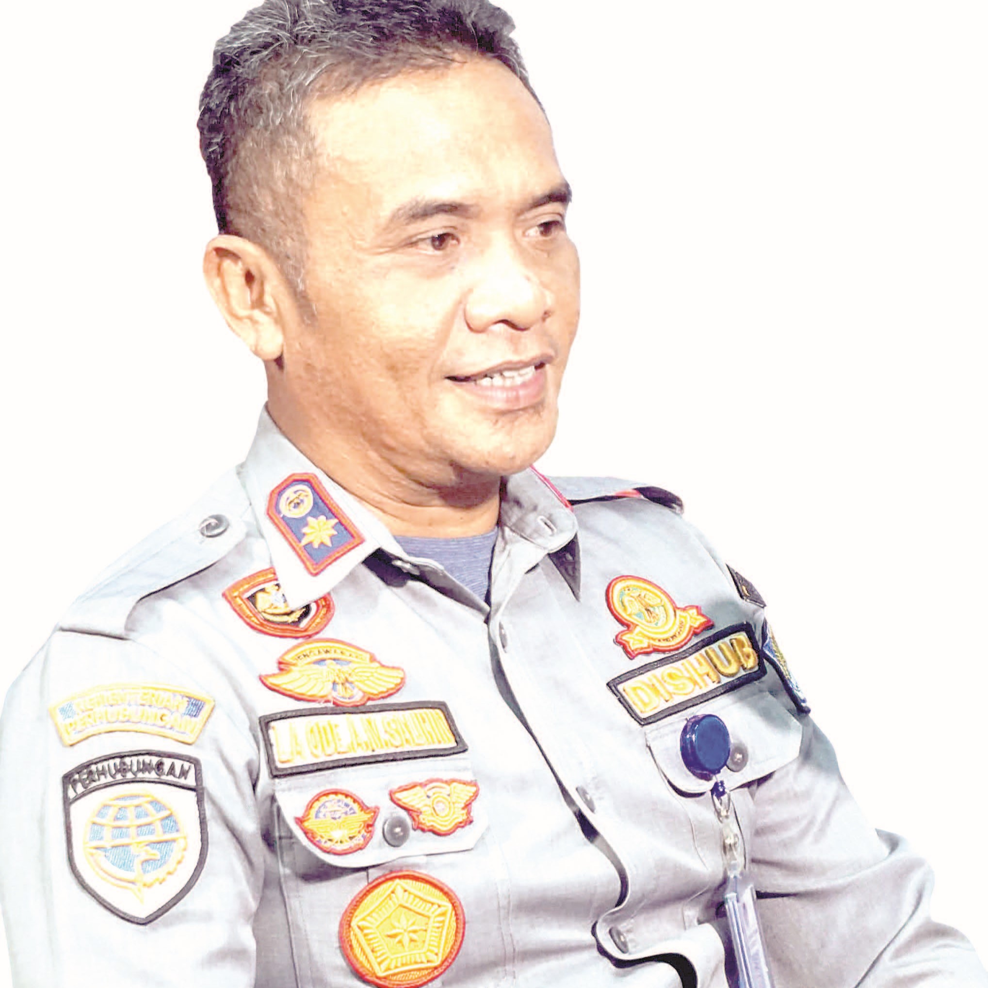 La Ode Abdul Manas Salihin Kepala Dinas Perhubungan Kota Kendari