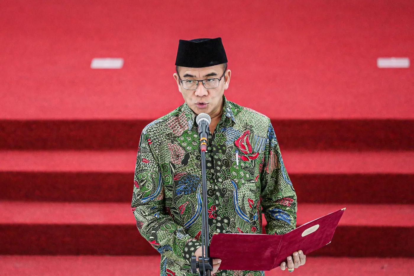 Ketua Komisi Pemilihan Umum (KPU) Hasyim Asy'ari. (MIFTAHUL HAYAT/JAWA POS)