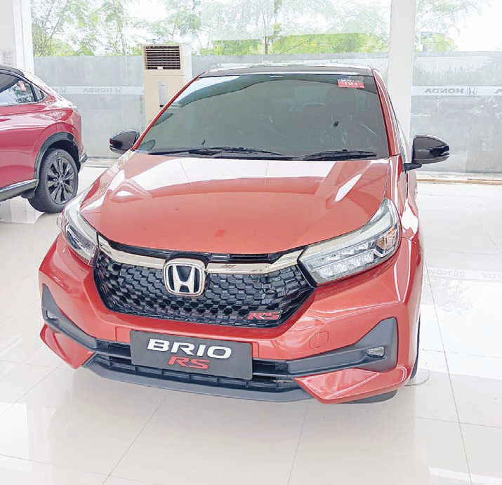 Honda Brio RS, kendaraan yang didesain untuk anak muda. (PT HCGP KENDARI)