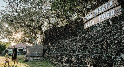 Benteng Liya Togo yang berada di Kecamatan Wangi-wangi, Wakatobi.