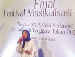 SMAN 1 Kendari Jawara Festival Musikalisasi Puisi 2024