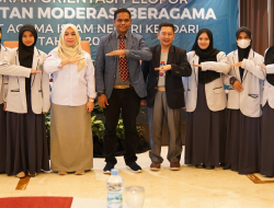 Tujuh Mahasiswa IAIN Kendari Dikukuhkan jadi Duta Moderasi Beragama