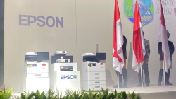 Epson Indonesia meluncurkan proyektor, document scanner, dan printer bisnis terbaru di Jakarta, Jumat (29/6). (Foto: Epson)