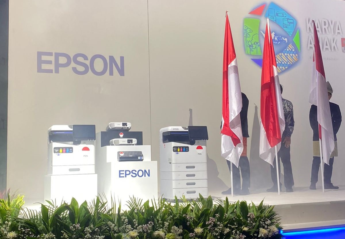 Epson Indonesia meluncurkan proyektor, document scanner, dan printer bisnis terbaru di Jakarta, Jumat (29/6). (Foto: Epson)