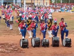 Marching Band Gita Perkasa Sentosa SDN 3 Baubau Tampil Gemilang, Target Juara 1