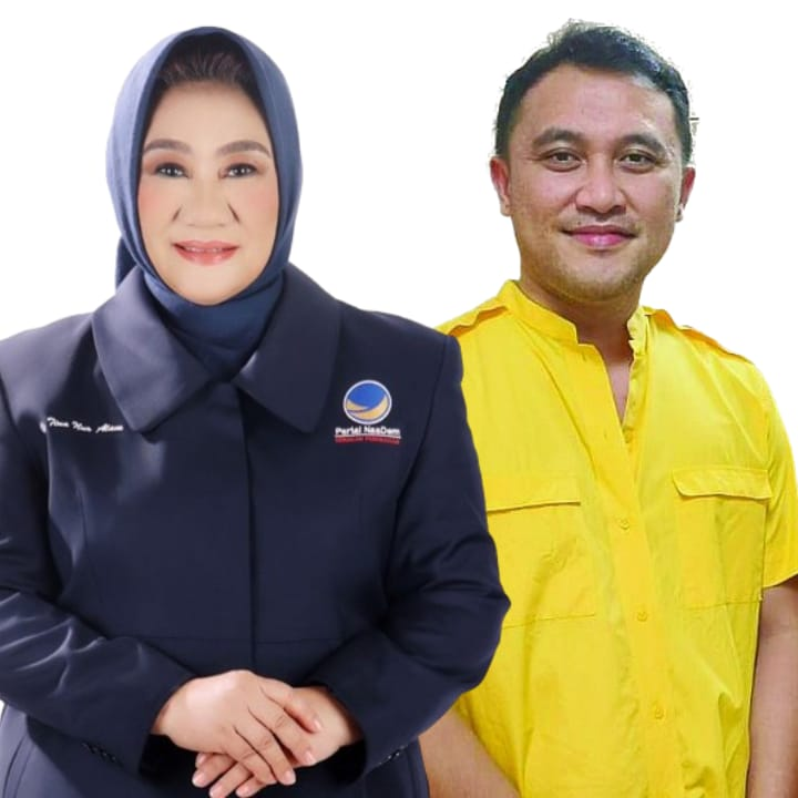 Tina Nur Alam Bakal (Calon Gubernur Sultra), LM Ihsan Taufik Ridwan (Bakal Calon Wakil Gubernur Sultra)