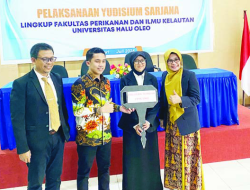 Mahasiswa Terbaik FPIK UHO Dapat Motor