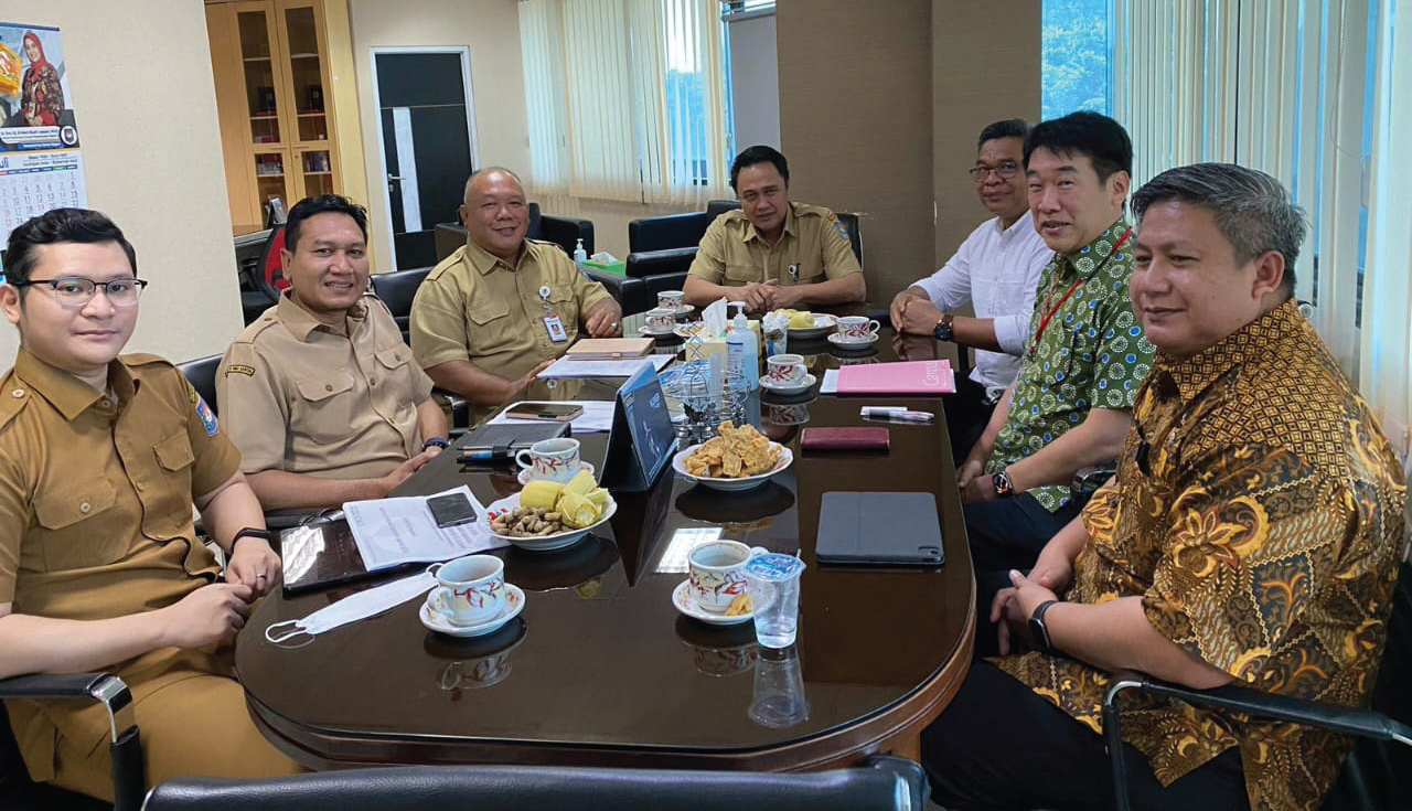 Suasana Pertemuan dengan Direktur PEIPD Ditjen Bina Bangda Kemendagri, JICA Jepang dan Bappeda Sultra. (IST)