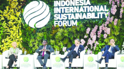 Direktur Utama Pertamina Nicke Widyawati menjadi pembicara pada Indonesia International Sustainability Forum (IISF) 2024 di JCC Senayan, Jakarta, beberapa waktu lalu. (DOK. PERTAMINA)