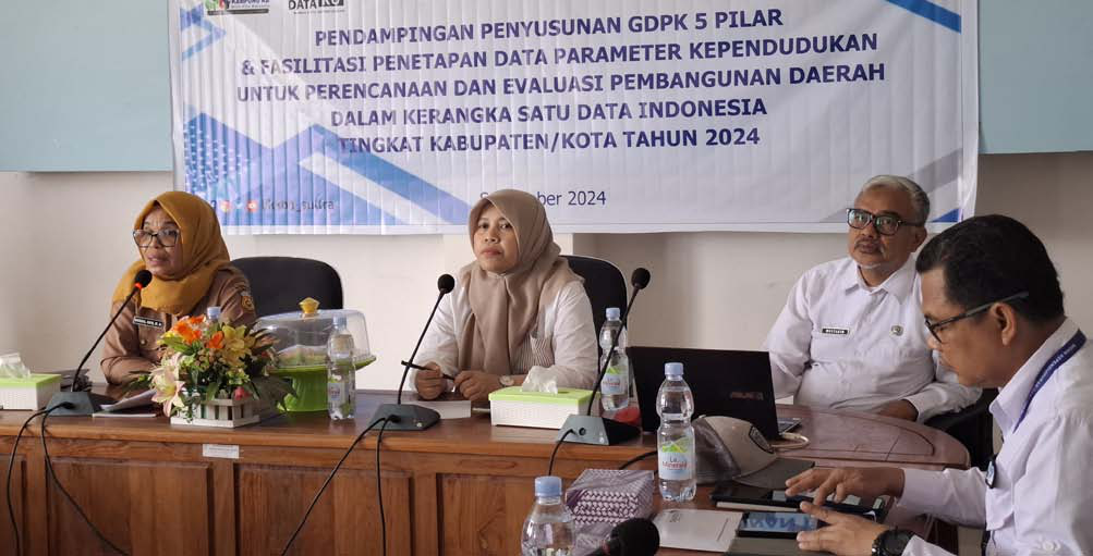 Suasana pendampingan penyusunan GDPK Kabupaten Buton yang dilakukan BKKBN Sultra (IST)