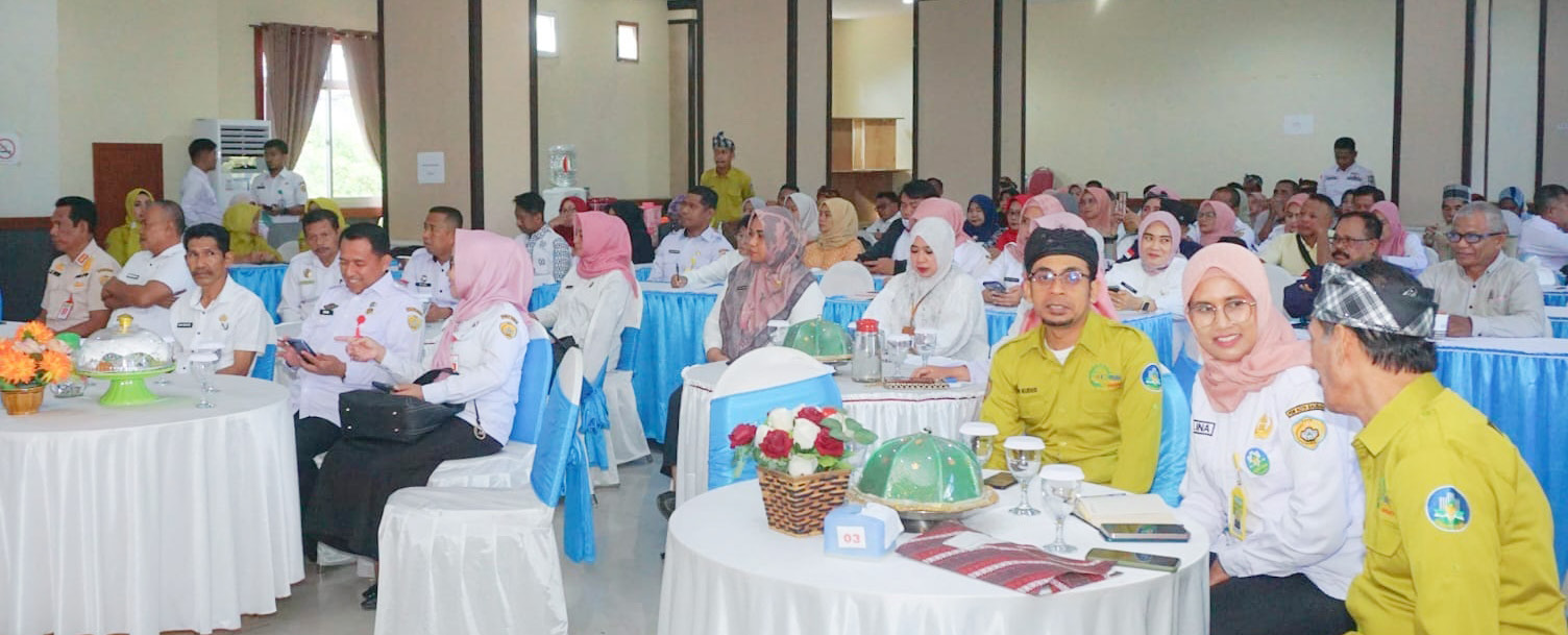 PERUBAHAN MENTAL : Suasana rapat kerja terkait penyelenggara Kota Baubau Sehat tahun 2024 yang dipimpin langsung Pj Wali Kota, H. Muh. Rasman Manafi. (IST)